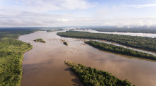 The Xingu River, near Aldeia São Francisco. Photo via Amazonia Real/Flickr (CC BY 2.0)