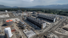 LNG Canada project site in Kitimat, B.C. in June 2022. Photo from LNG Canada website
