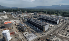 LNG Canada site construction in Kitimat. British Columbians will not end up using any of the energy produced. Credit: LNG Canada