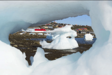 Sea ice melts in Frobisher Bay, Iqaluit, Nunavut on Wednesday, July 31, 2019. THE CANADIAN PRESS/Sean Kilpatrick