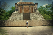 Photo by Omar Zetina • Mayan Pyramid