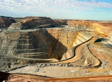 Super Pit gold mine at Kalgoorlie in Western Australia, 2005