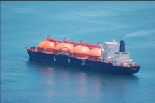 An LNG tanker. Photo by Lens Envy via Flickr (CC BY-NC-ND 2.0 DEED)