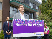 Premier David Eby says the government is working to ensure people access to rental subsidy programs. Photo via BC government.