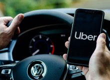 Sixty per cent of drivers’ time on ride-hailing apps is unpaid, by one estimate. Photo via Shutterstock.