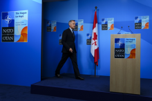 Prime Minister Mark Carney holds a closing press conference following the NATO Summit in The Hague, Netherlands on Wednesday, June 25, 2025. Photo by: Sean Kilpatrick / The Canadian Press