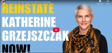  Screen shot - https://socialistproject.ca/leftstreamed-video/cupe-presser-reinstate-paramedic-katherine-grzejszczak/