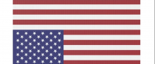 An upside down American flag indicates distress and a collapsing democracy.