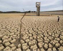 Economic models assume the future will behave like the past, despite the burning of fossil fuels pushing the Earth into uncharted territory. Photograph: Mohamed Messara/EPA