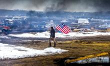  Protests at Standing Rock during the resistance to the Dakota Access pipeline. Photograph: Rex/Shutterstock