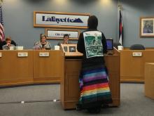 Lafayette is eyeing a citywide policy that would codify residents’ right to a healthy climate — and to defend that right with civil disobedience.