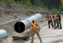 Construction of the Trans Mountain pipeline expansion continues. (via Trans Mountain)