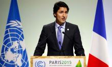 Canada’s Prime Minister Trudeau delivers a speech during the opening session of the World Climate Change Conference 2015 (COP21) at Le Bourget, near Paris, France, November 30, 2015. REUTERS/Stephane Mahe Photograph: Stephane Mahe/Reuters