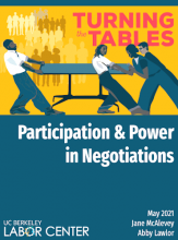 Turning the Tables: Participation and Power in Negotiations - book cover