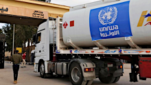 UNRWA aid truck